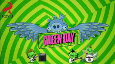 Angry Birds Green Day для Nokia 5800